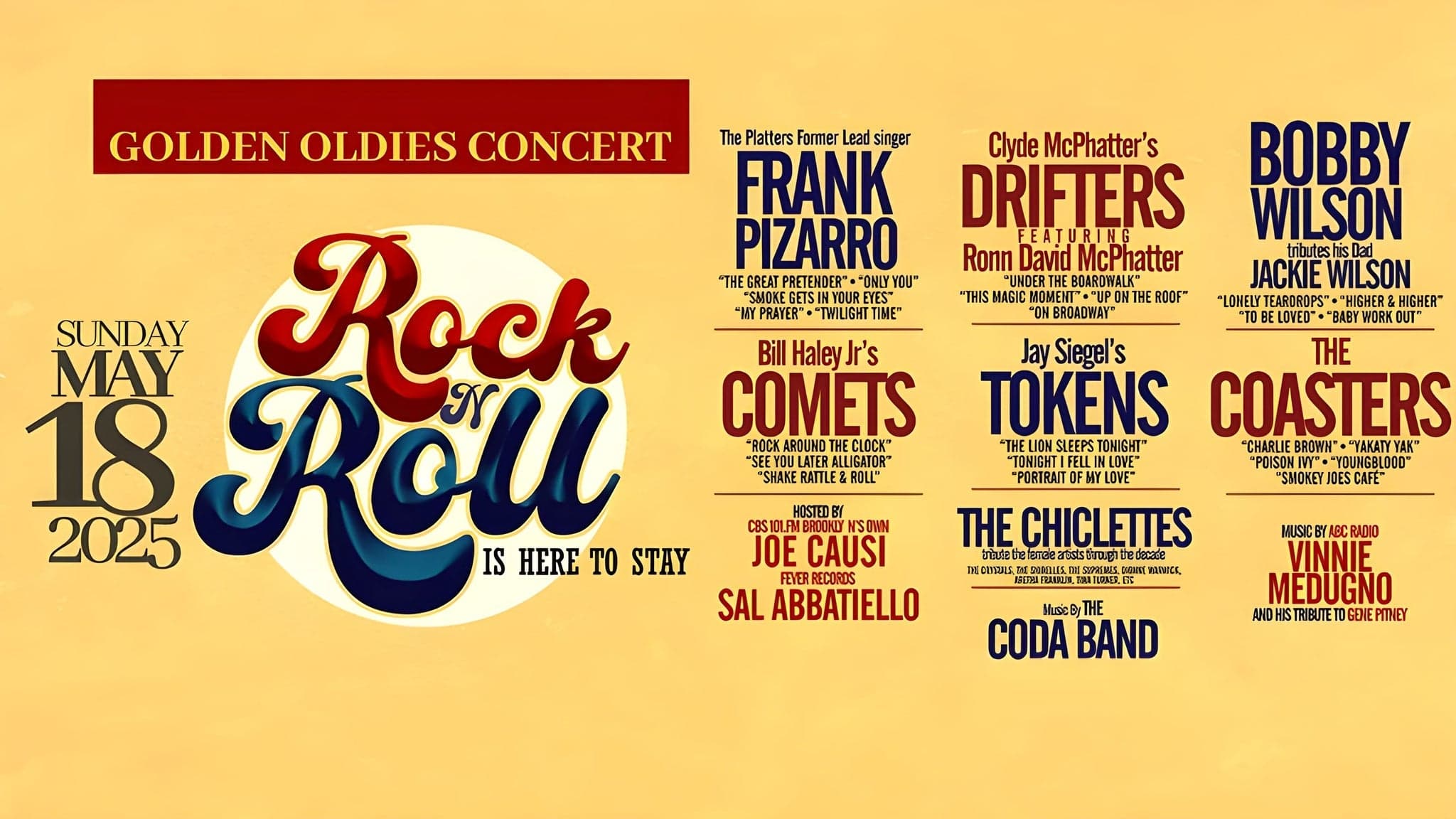 Golden Oldies: Rock N Roll is Here to Stay event image