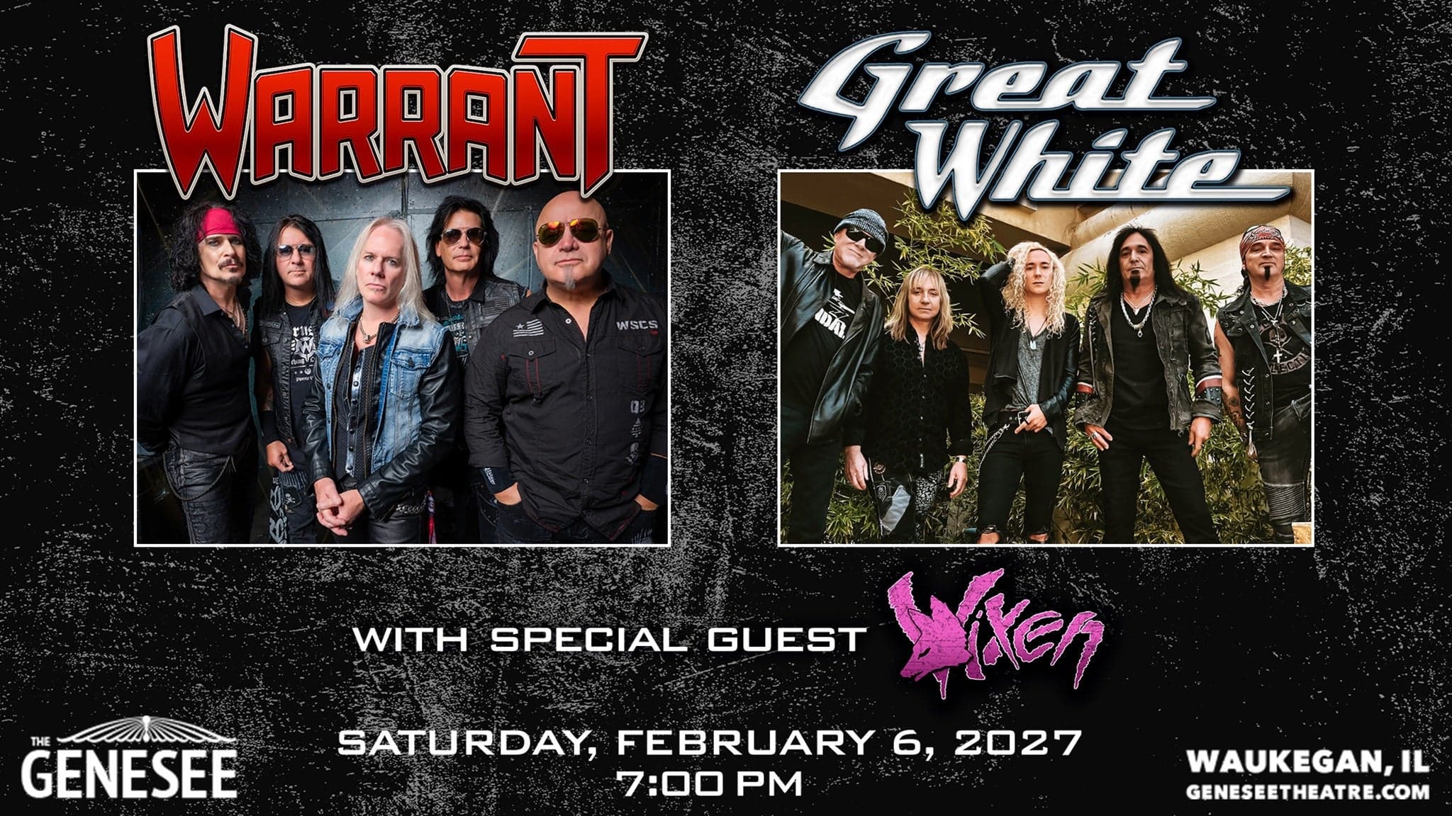 Warrant & Great White With Special Guest Vixen event image