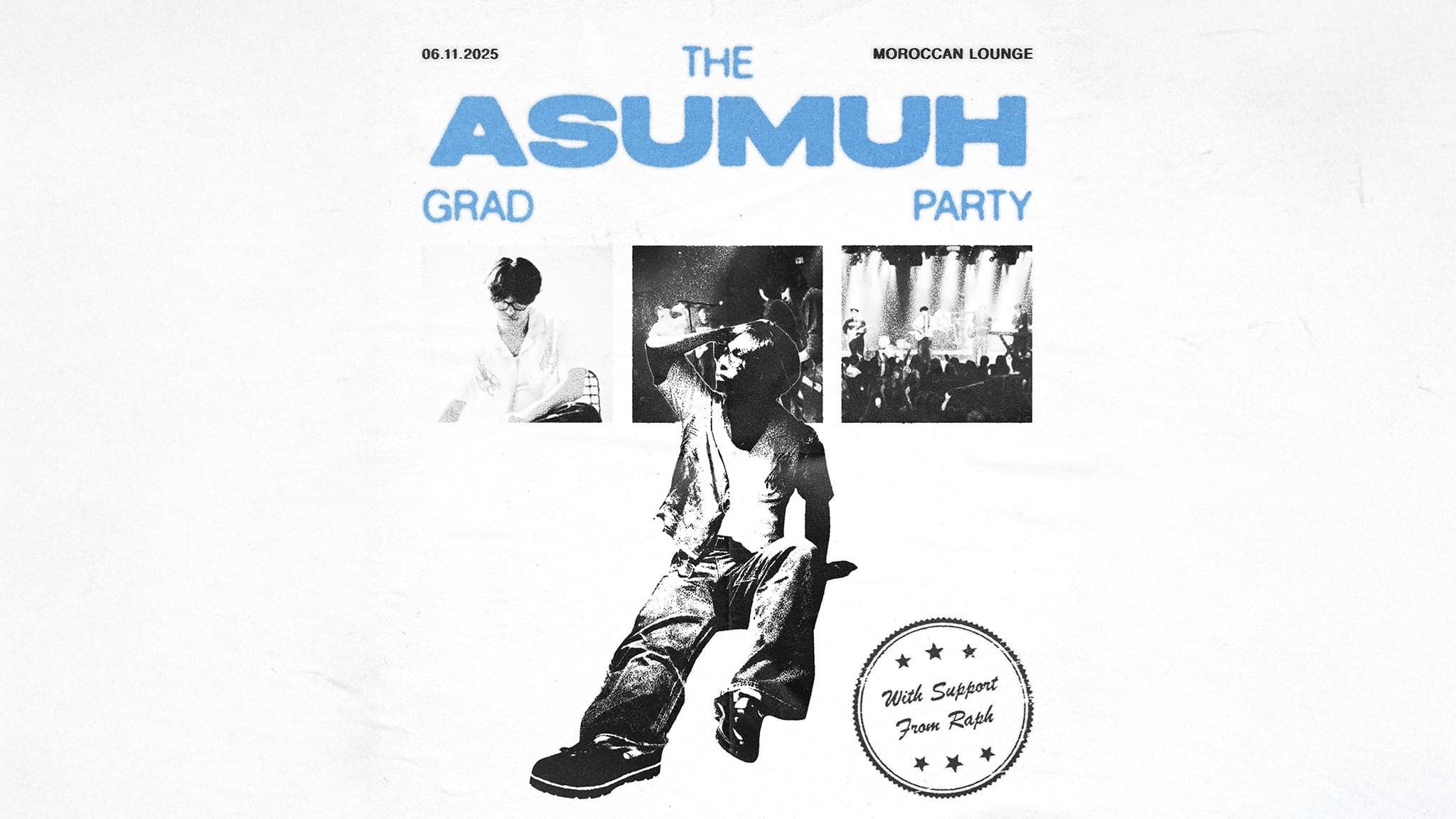 Asumuh "The Grad Party" with raph event image