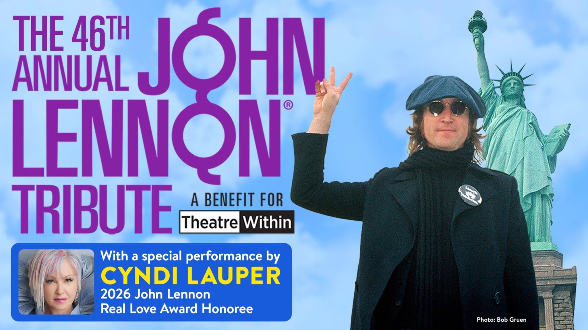 The 46th Annual John Lennon Tribute A Benefit For Theatre Within event image