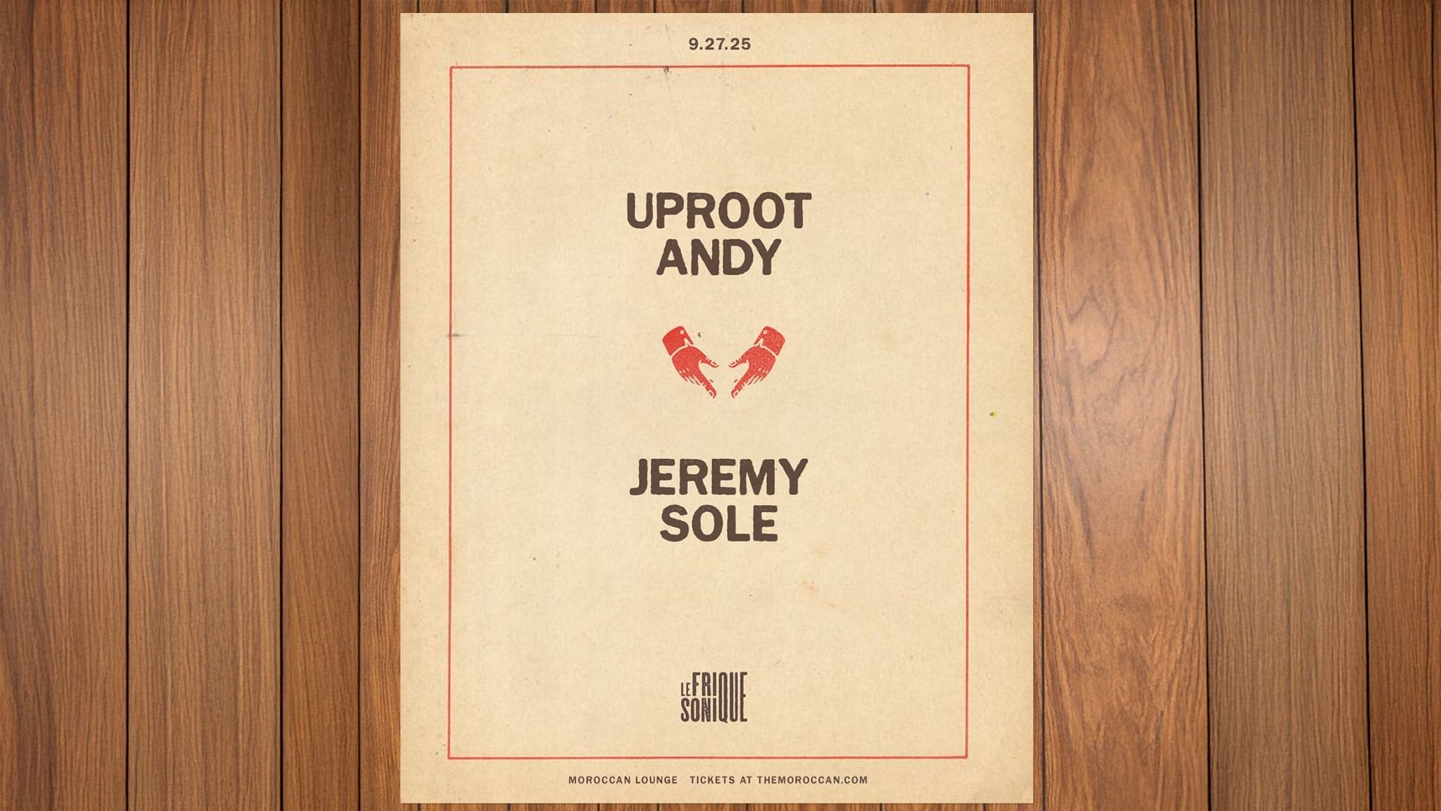 Le Frique Sonique with Uproot Andy & Jeremy Sole event image