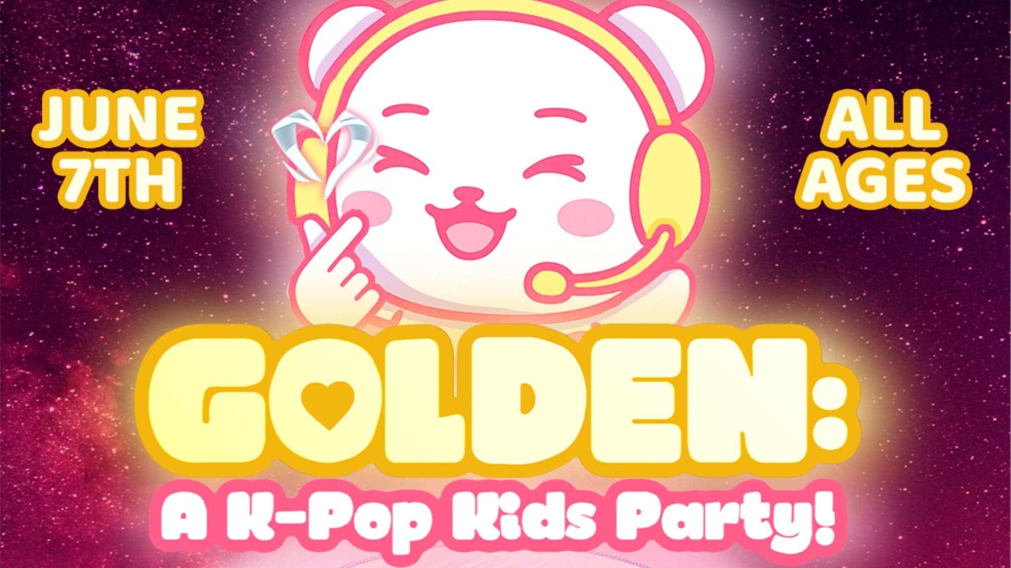 GOLDEN: A K-Pop Kids Party! event image