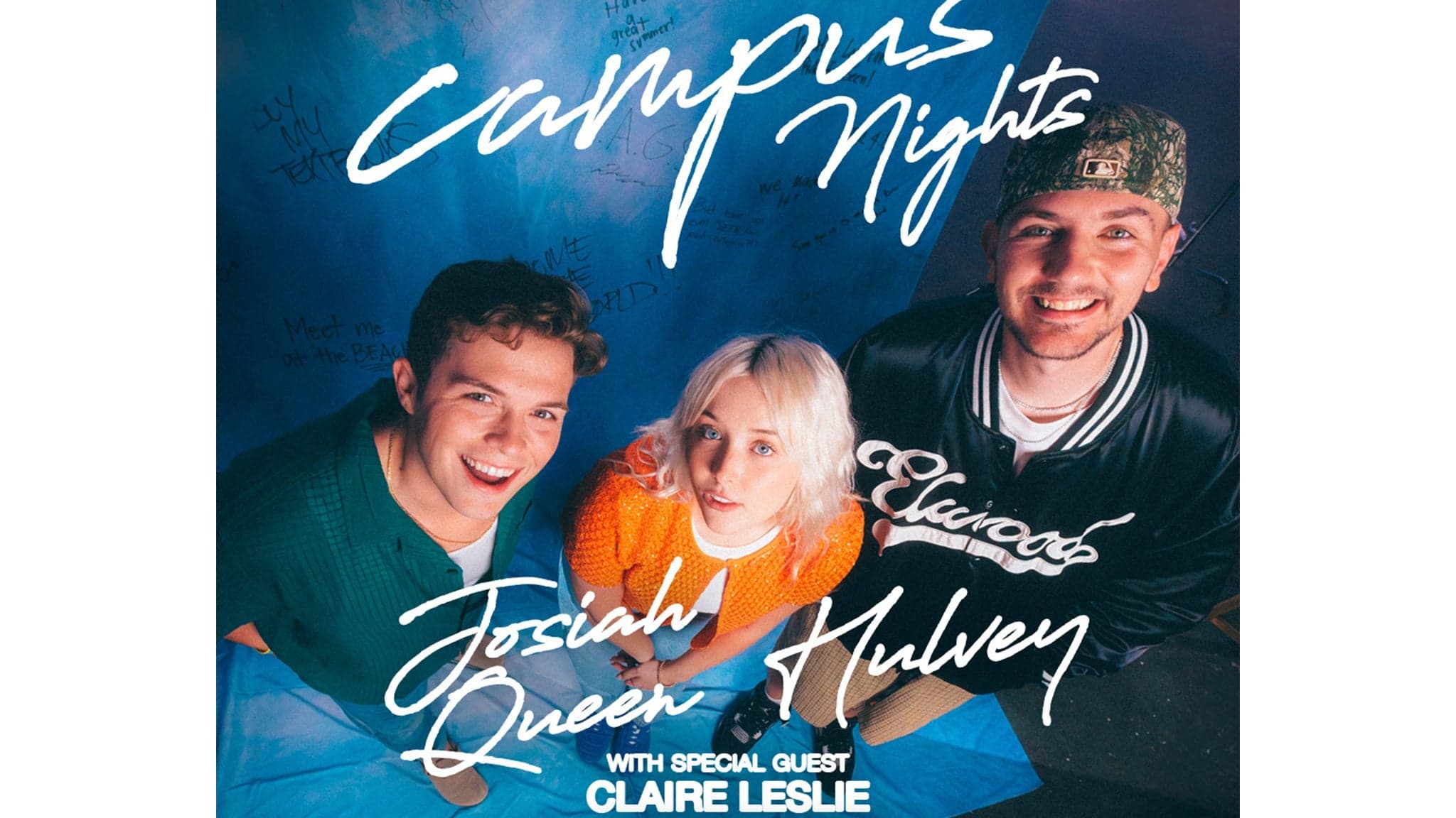 Campus Nights Tour - Josiah Queen & Hulvey with Claire Leslie event image