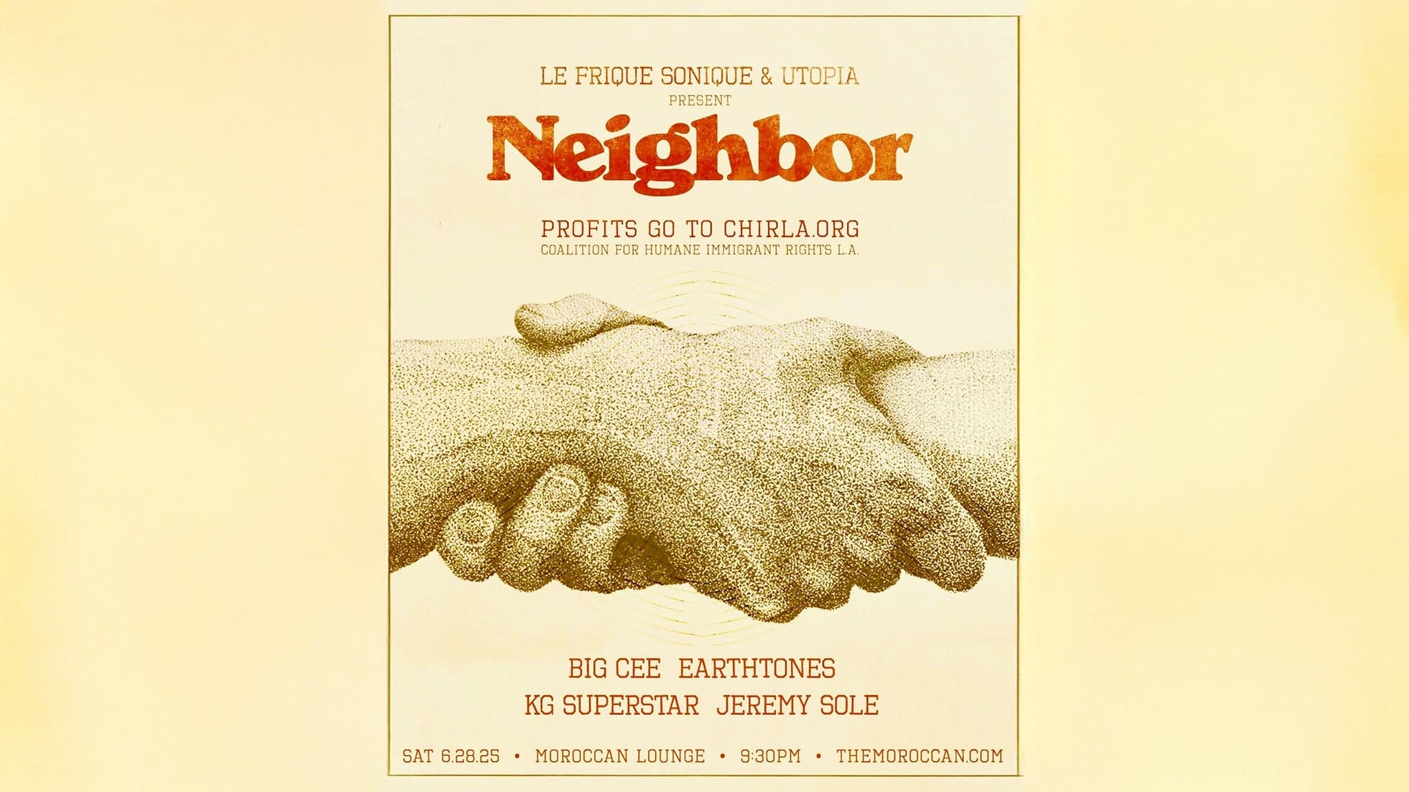 LE FRIQUE SONIQUE & UTOPIA Present: NEIGHBOR event image