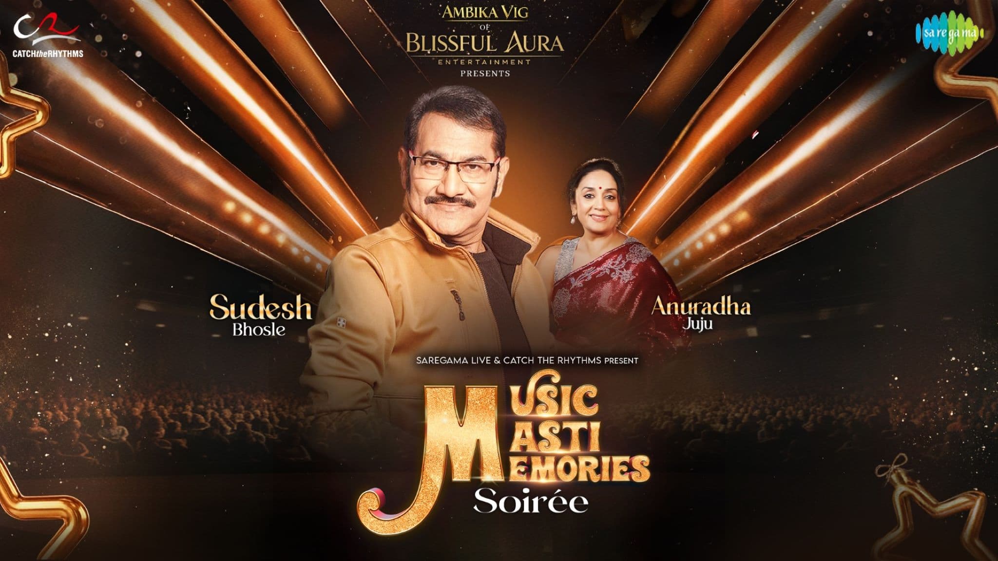 Music Masti Memories Soiree By Sudesh Bhosle & Anuradha Juju event image