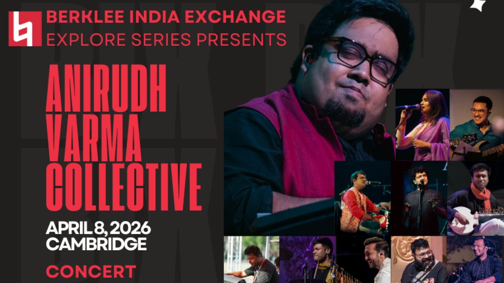 CONCERT Berklee India Exchange presents Anirudh Varma Collective event image