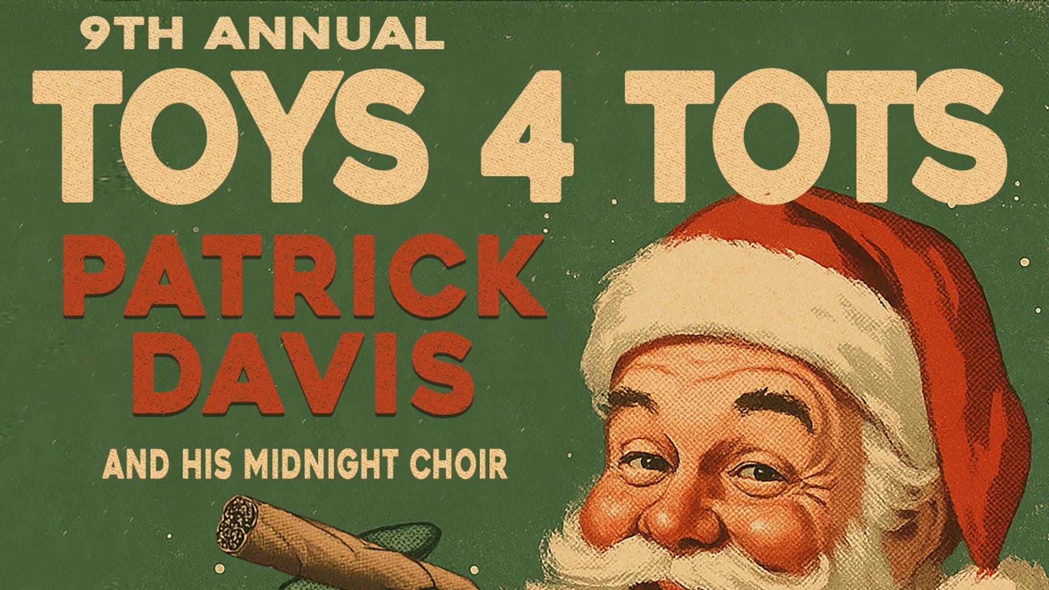 9th Annual Toys For Tots ft Patrick Davis and his Midnight Choir event image