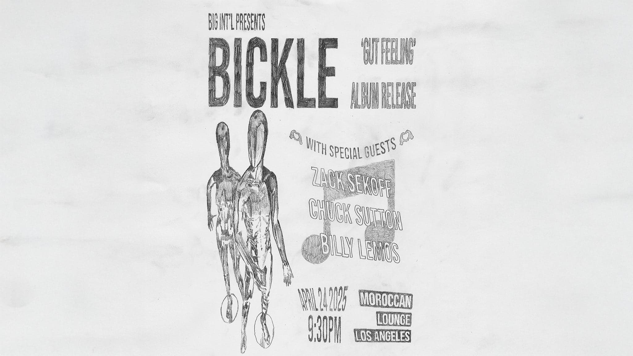 Big Int'l Presents: Bickle: 'Gut Feeling' Album Release event image
