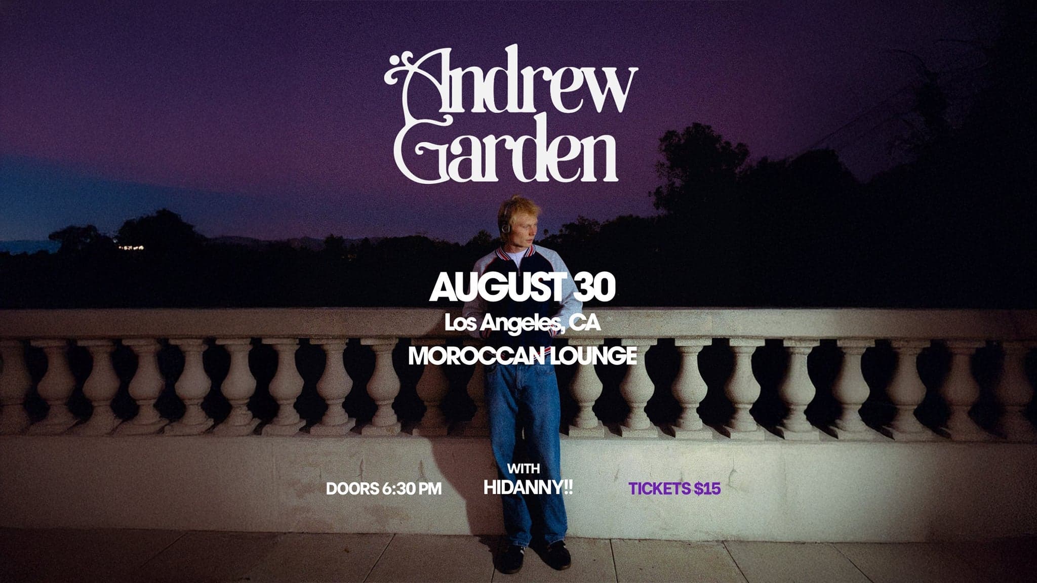 Andrew Garden with Hidanny!! event image