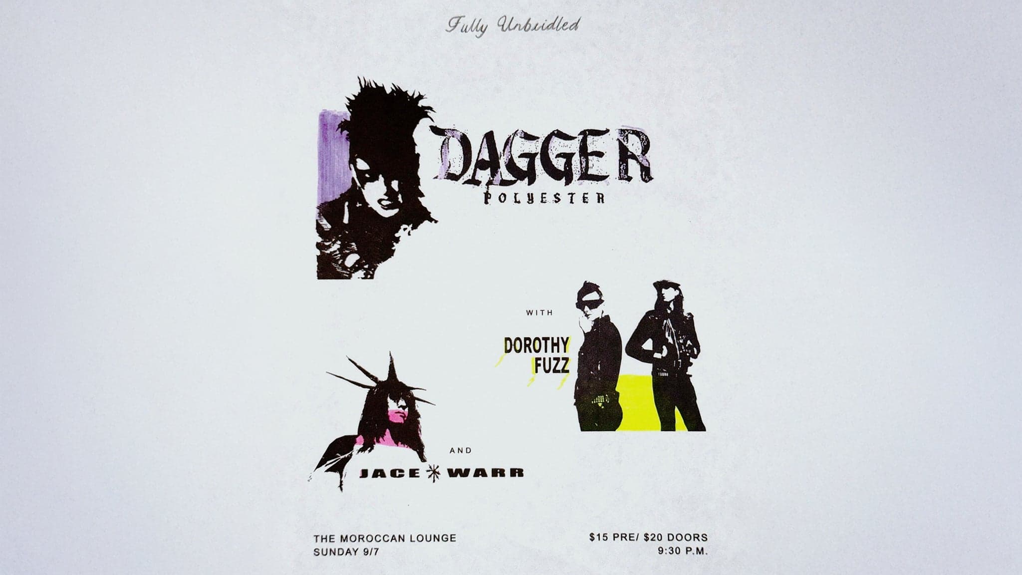 Dagger Polyester w/ Dorothy Fuzz & Jace Warr event image