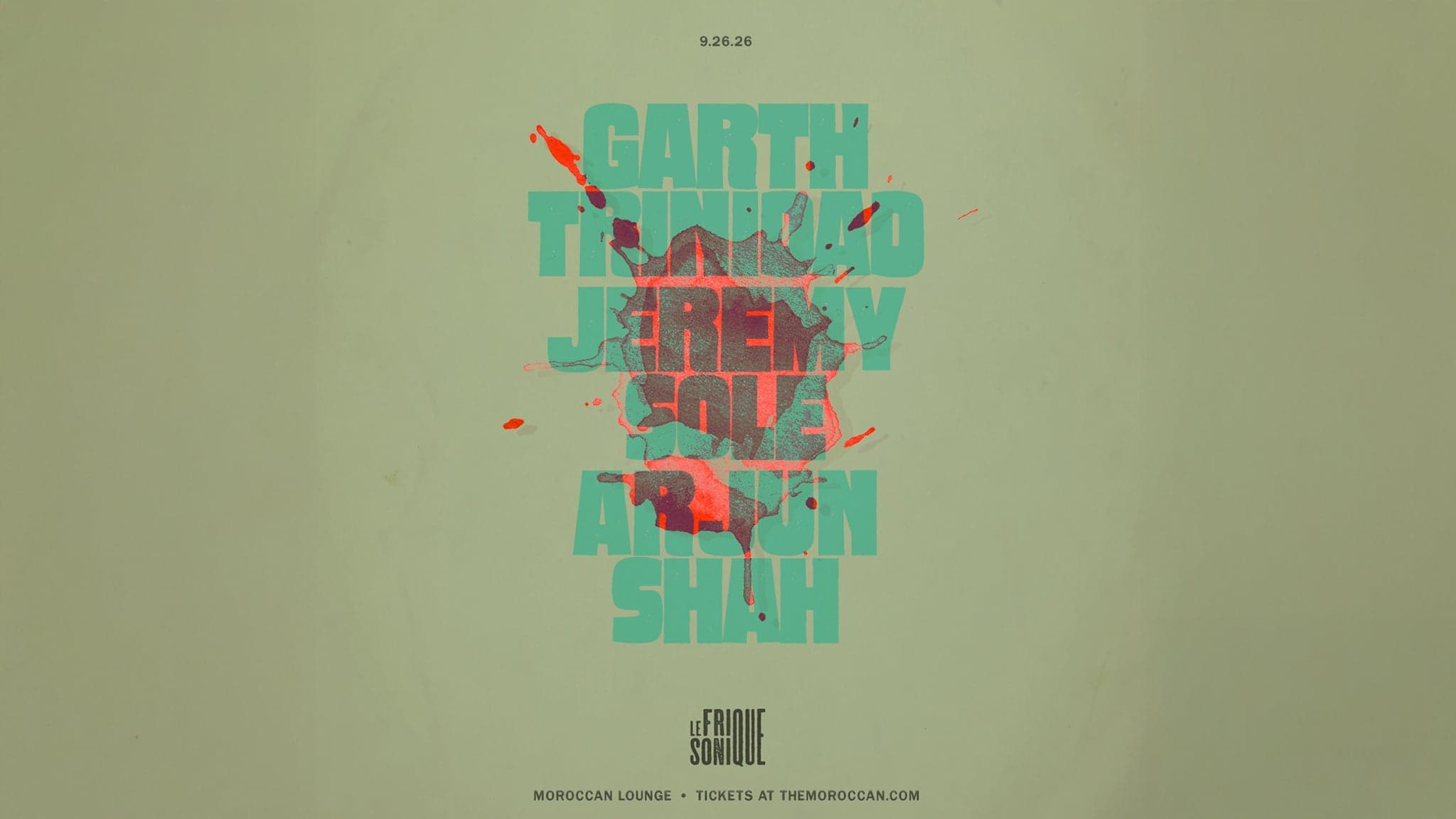 LE FRIQUE SONIQUE Presents: Garth Trinidad, Jeremy Sole & Arjun Shah event image